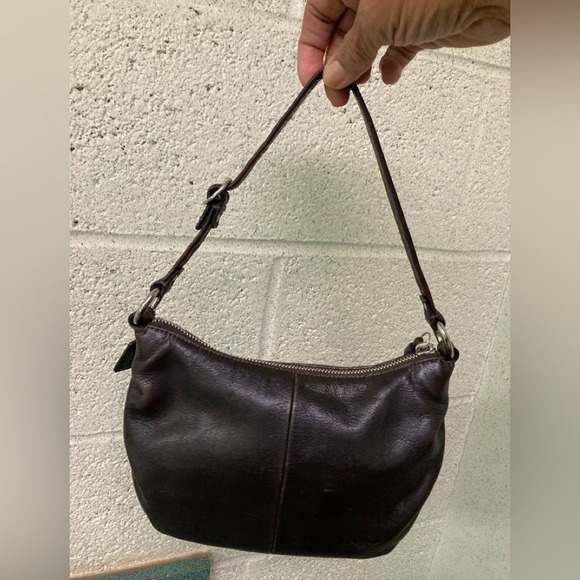 Coach Brown Leather Bag - Picture 1 of 15
